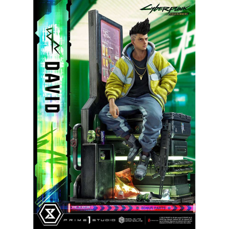Prime 1 Studio - Cyberpunk: Edgerunners - David Deluxe Bonus Version Real Elite Masterline Series 1/4