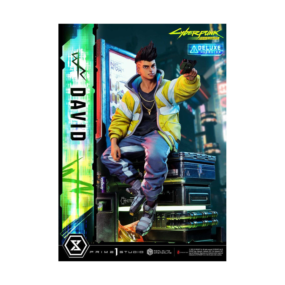 Prime 1 Studio - Cyberpunk: Edgerunners - David Deluxe Bonus Version Real Elite Masterline Series 1/4