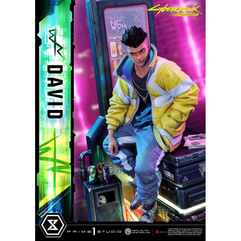 Prime 1 Studio - Cyberpunk: Edgerunners - David Deluxe Bonus Version Real Elite Masterline Series 1/4