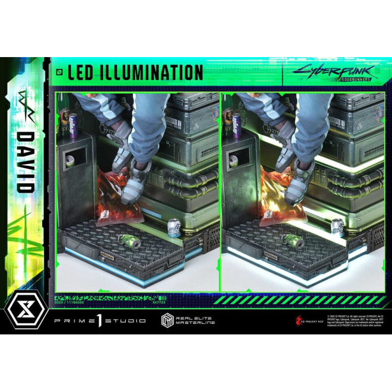 Prime 1 Studio - Cyberpunk: Edgerunners - David Deluxe Bonus Version Real Elite Masterline Series 1/4