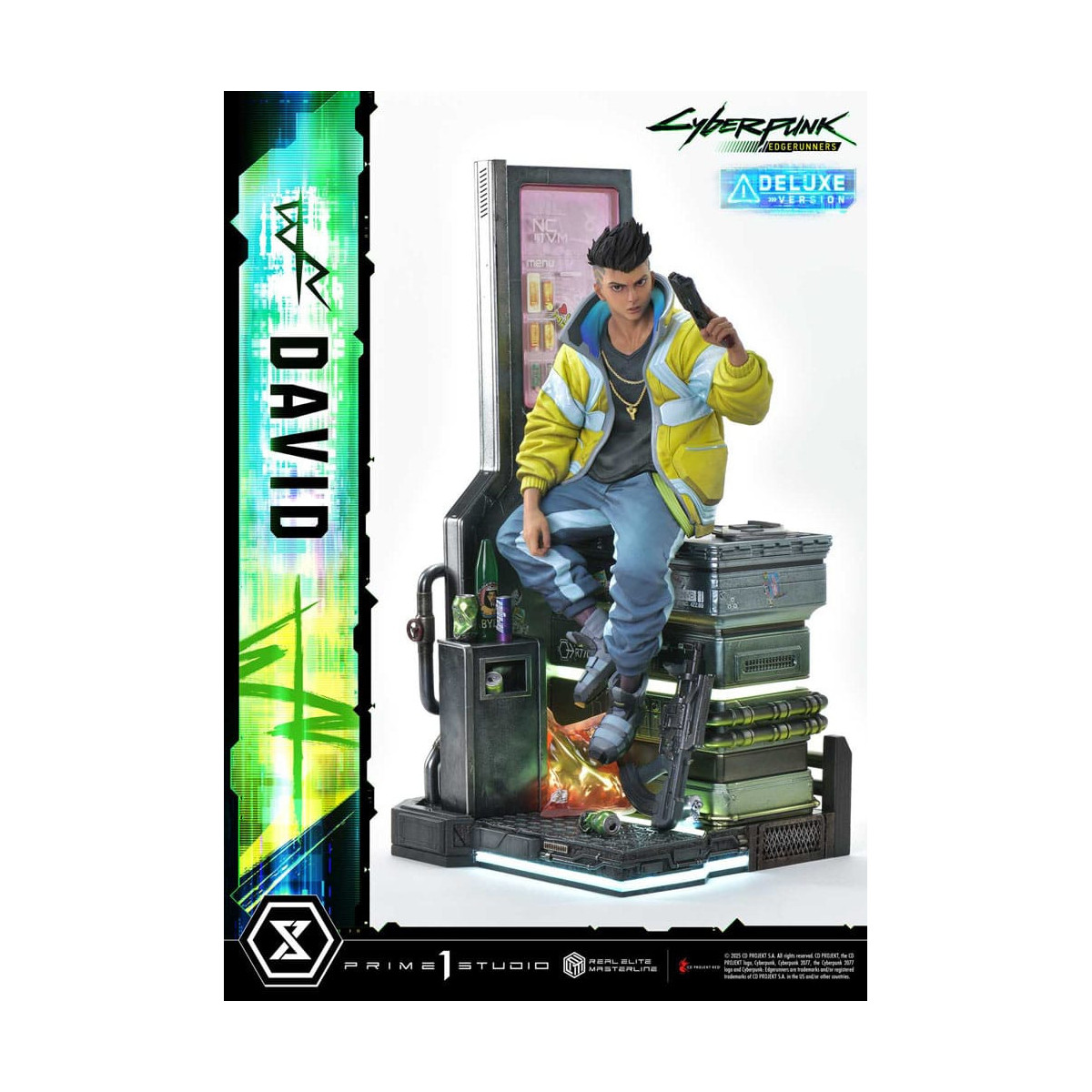 Prime 1 Studio - Cyberpunk: Edgerunners - David Deluxe Bonus Version Real Elite Masterline Series 1/4