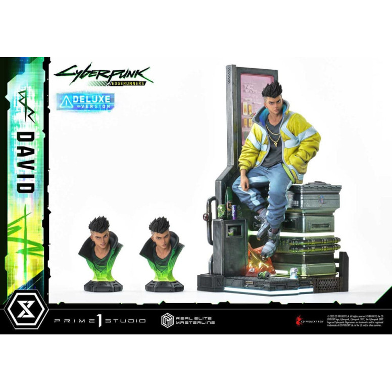 Prime 1 Studio - Cyberpunk: Edgerunners - David Deluxe Bonus Version Real Elite Masterline Series 1/4