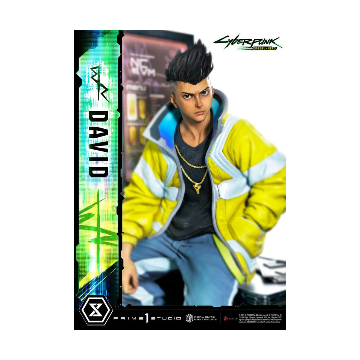 Prime 1 Studio - Cyberpunk: Edgerunners - David Deluxe Bonus Version Real Elite Masterline Series 1/4