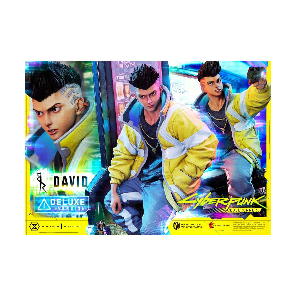 Prime 1 Studio - Cyberpunk: Edgerunners - David Deluxe Bonus Version Real Elite Masterline Series 1/4