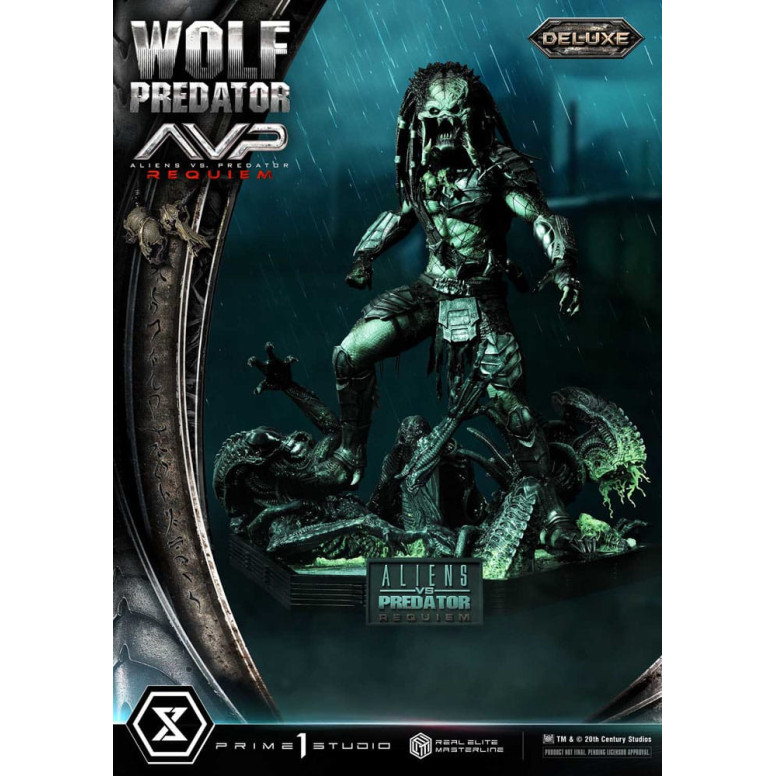Prime 1 Studio - Alien vs. Predator Requiem - Wolf Predator Deluxe Bonus Ver. Real Elite Masterline Series 1/3