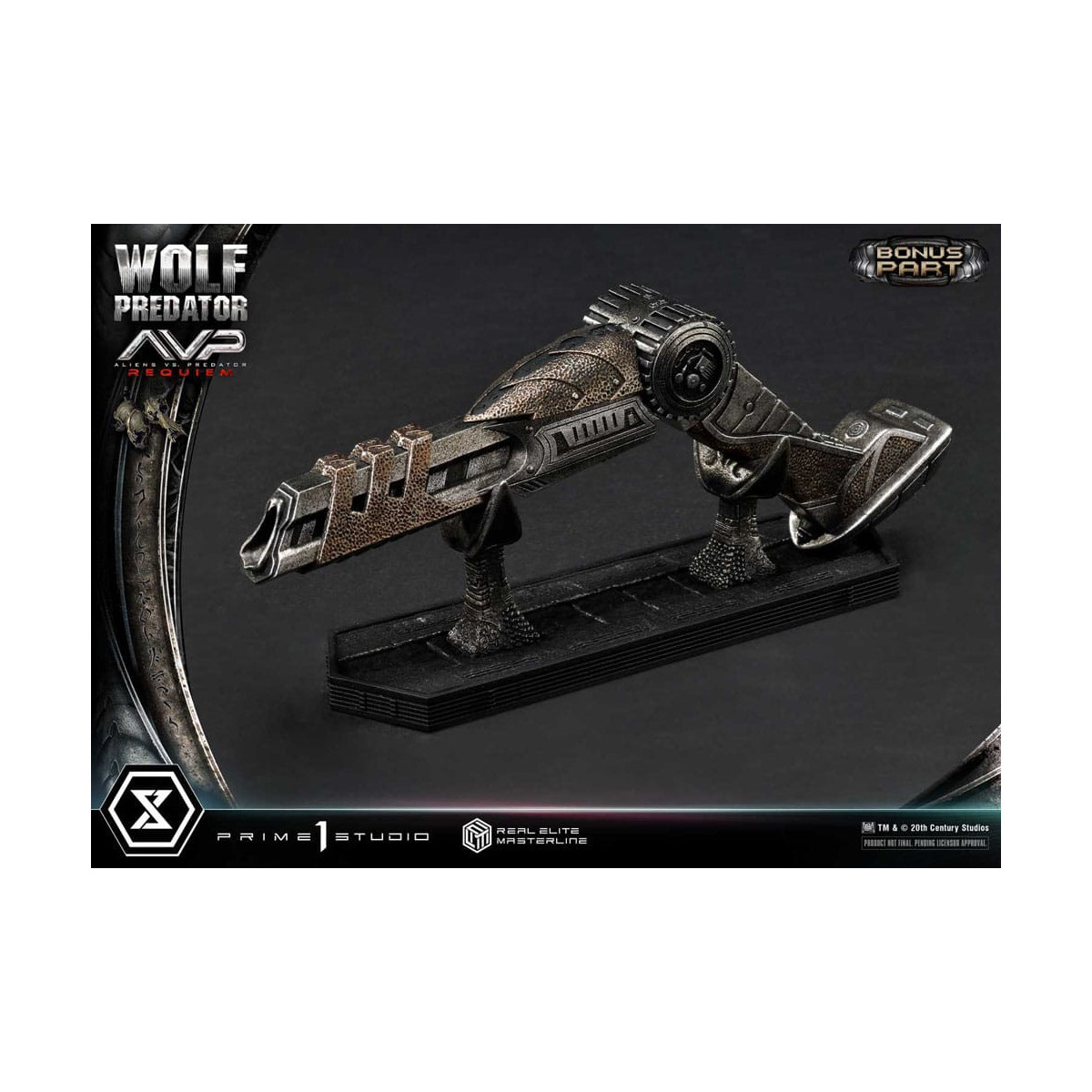 Prime 1 Studio - Alien vs. Predator Requiem - Wolf Predator Deluxe Bonus Ver. Real Elite Masterline Series 1/3