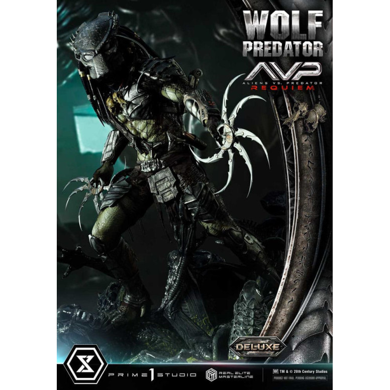 Prime 1 Studio - Alien vs. Predator Requiem - Wolf Predator Deluxe Bonus Ver. Real Elite Masterline Series 1/3