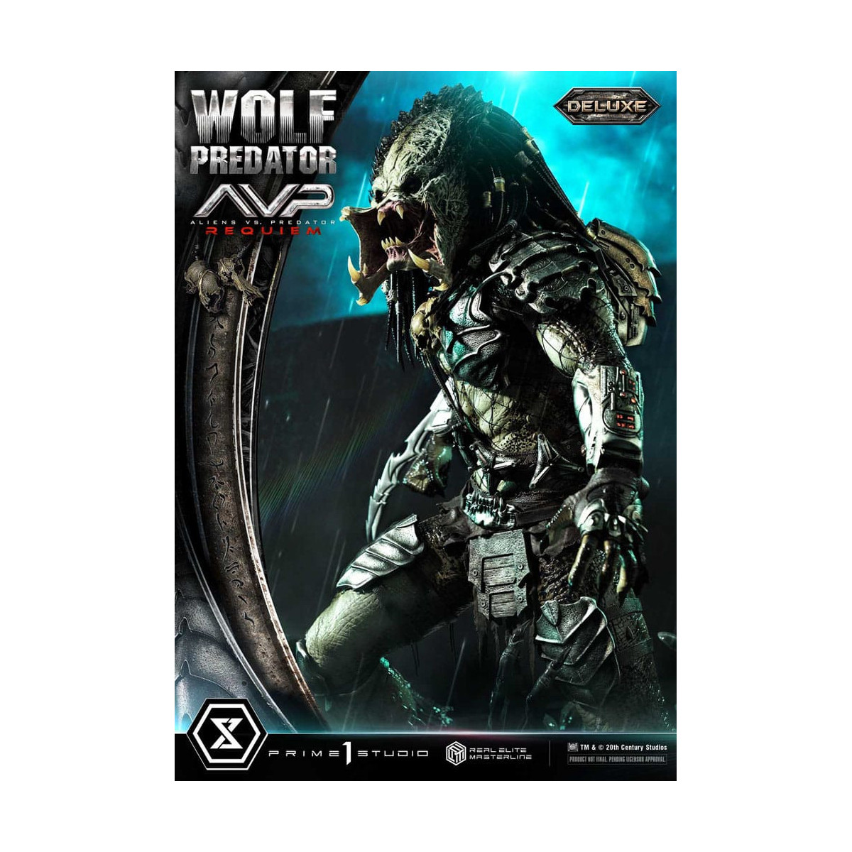 Prime 1 Studio - Alien vs. Predator Requiem - Wolf Predator Deluxe Bonus Ver. Real Elite Masterline Series 1/3
