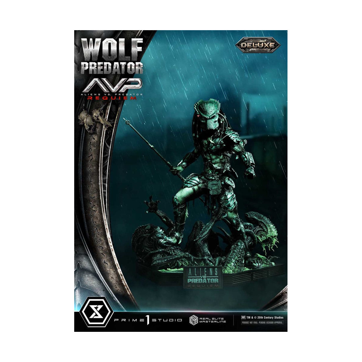 Prime 1 Studio - Alien vs. Predator Requiem - Wolf Predator Deluxe Bonus Ver. Real Elite Masterline Series 1/3