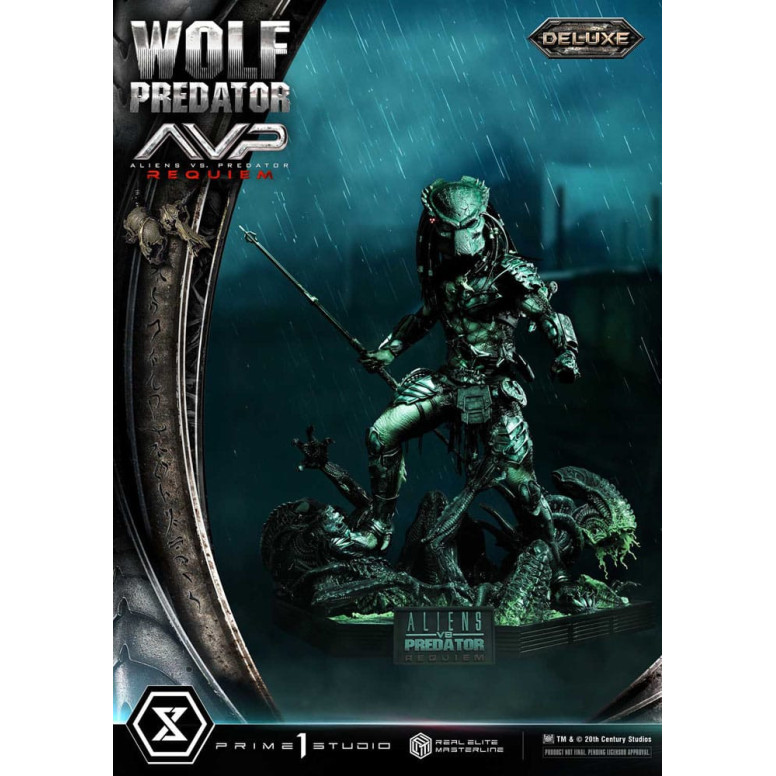 Prime 1 Studio - Alien vs. Predator Requiem - Wolf Predator Deluxe Bonus Ver. Real Elite Masterline Series 1/3