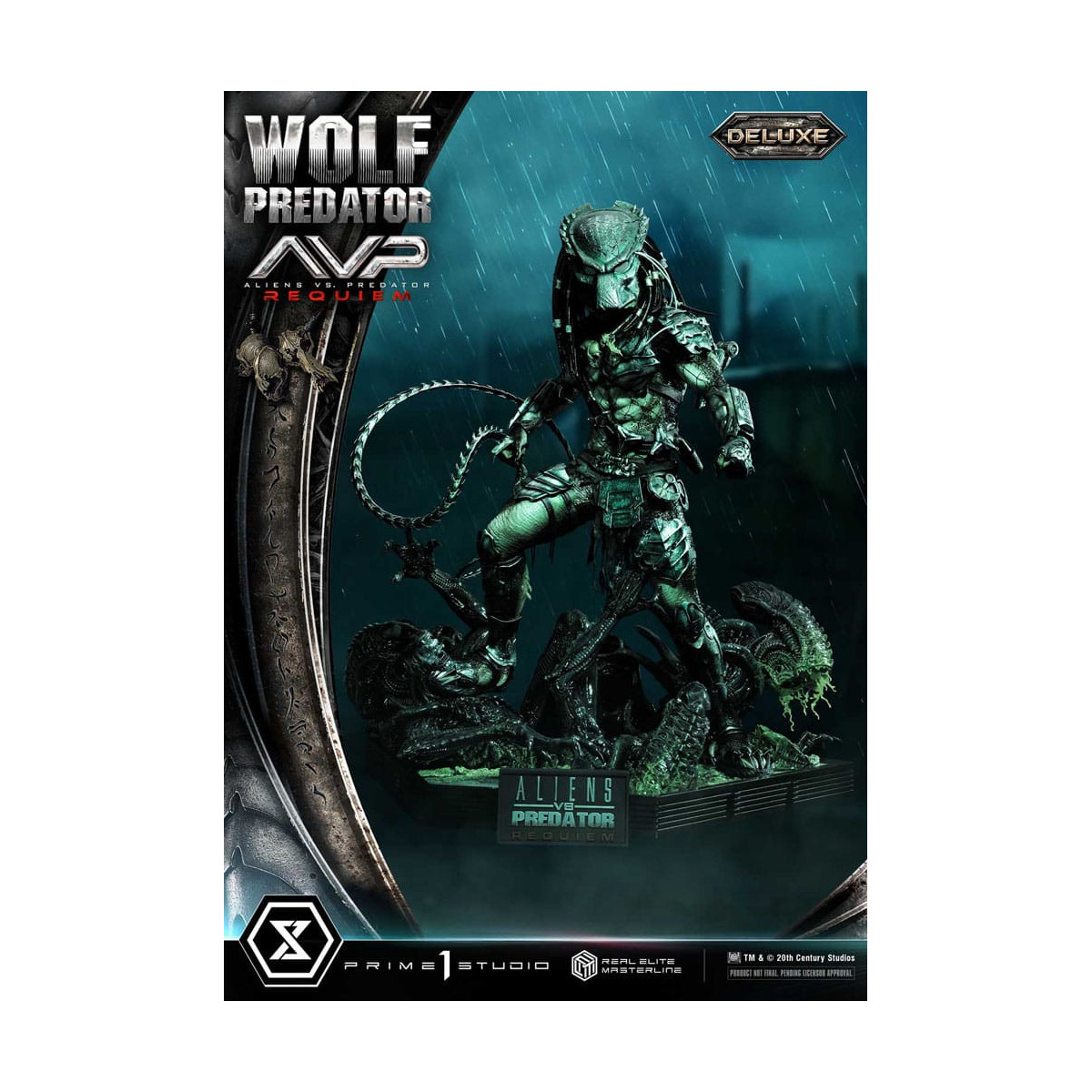 Prime 1 Studio - Alien vs. Predator Requiem - Wolf Predator Deluxe Bonus Ver. Real Elite Masterline Series 1/3