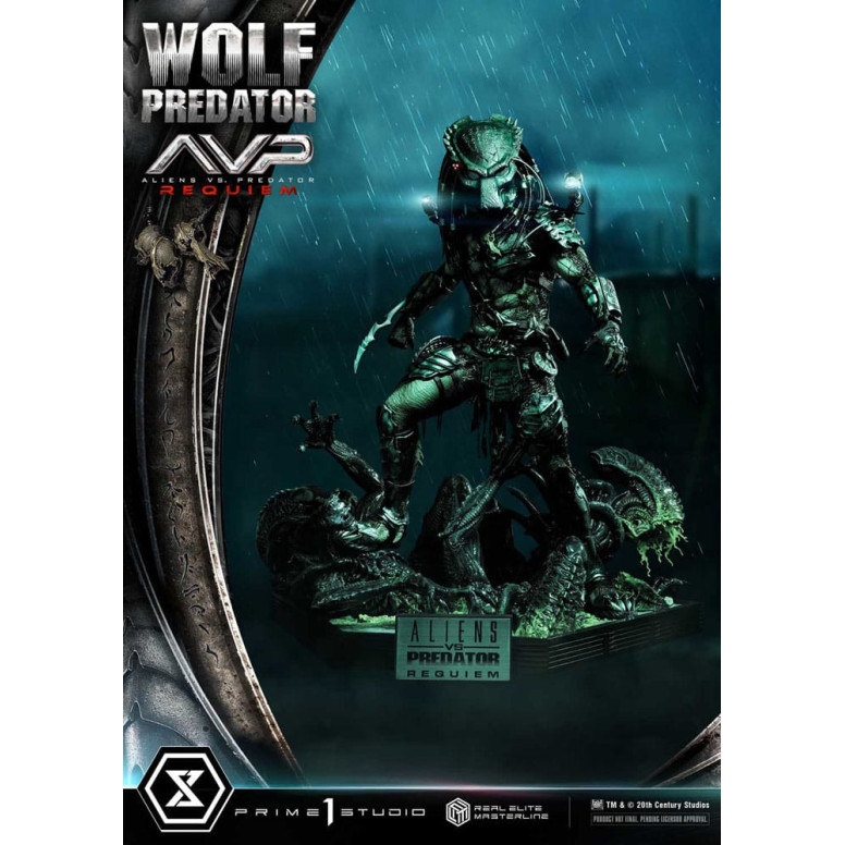 Prime 1 Studio - Alien vs. Predator Requiem - Wolf Predator Deluxe Bonus Ver. Real Elite Masterline Series 1/3