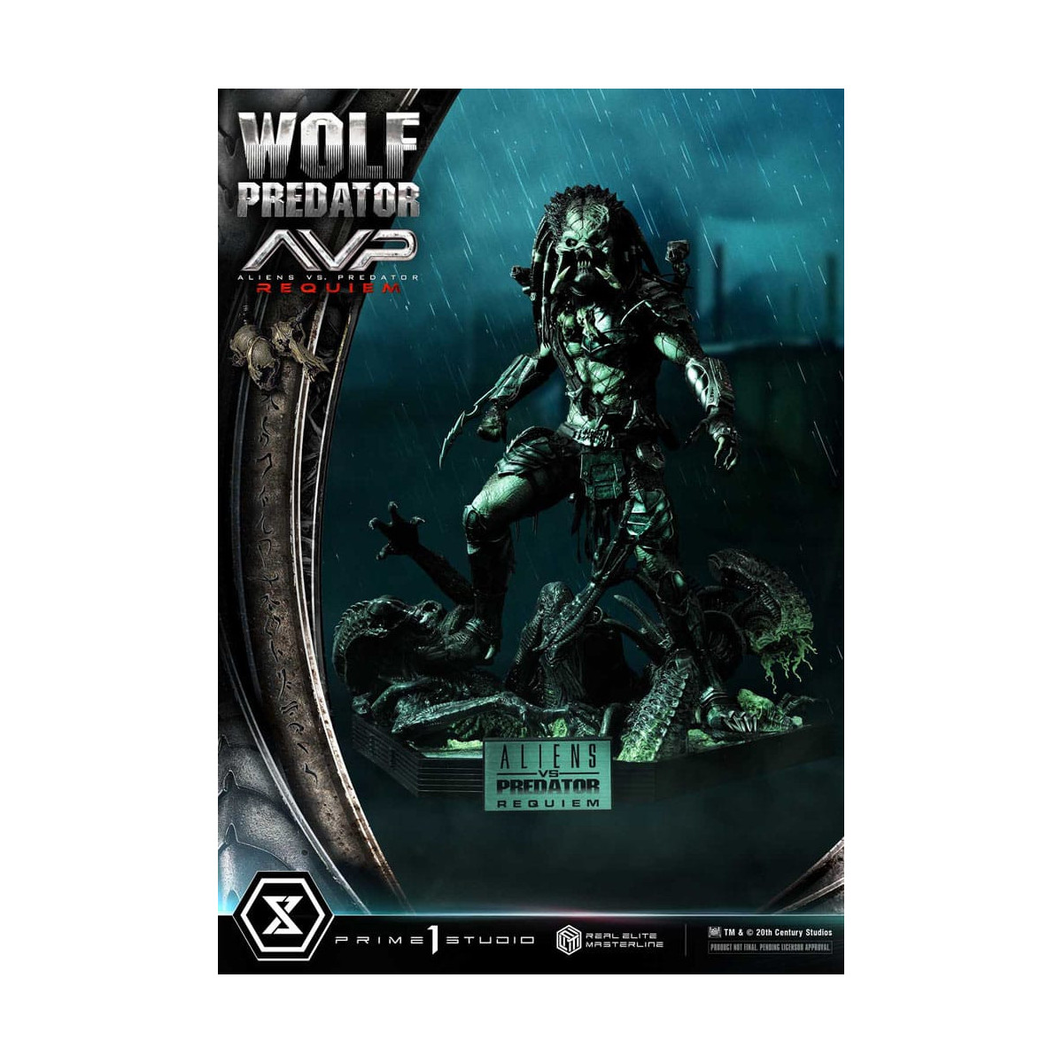 Prime 1 Studio - Alien vs. Predator Requiem - Wolf Predator Deluxe Bonus Ver. Real Elite Masterline Series 1/3