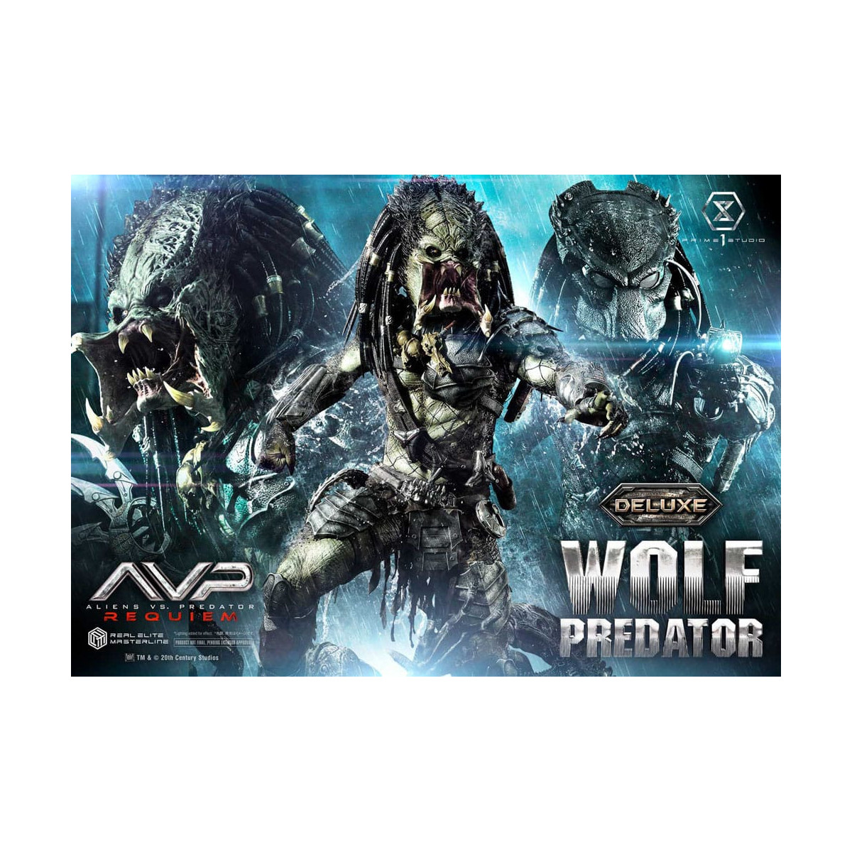 Prime 1 Studio - Alien vs. Predator Requiem - Wolf Predator Deluxe Bonus Ver. Real Elite Masterline Series 1/3