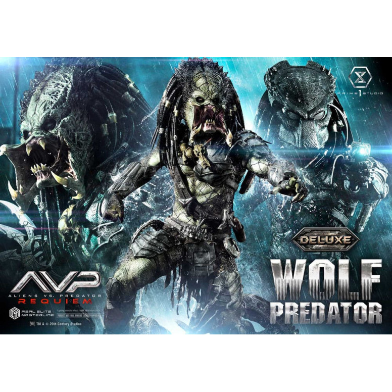 Prime 1 Studio - Alien vs. Predator Requiem - Wolf Predator Deluxe Bonus Ver. Real Elite Masterline Series 1/3