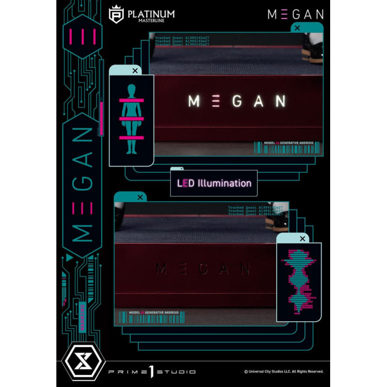 Prime 1 Studio - M3GAN - Megan Bonus Ver. Platinum Masterline Series 1/3