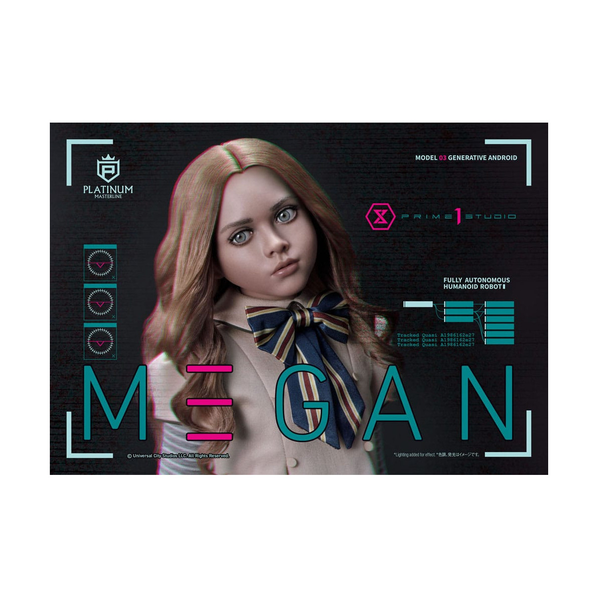 Prime 1 Studio - M3GAN - Megan Bonus Ver. Platinum Masterline Series 1/3