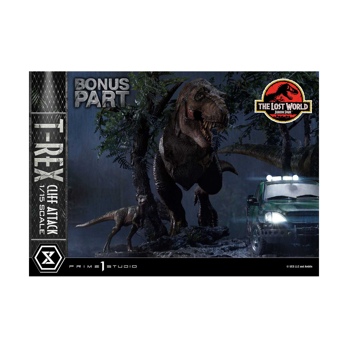 Prime 1 Studio - Jurassic Park: The Lost World - Cliff Attack Bonus Version Legacy Museum Collection 1/15