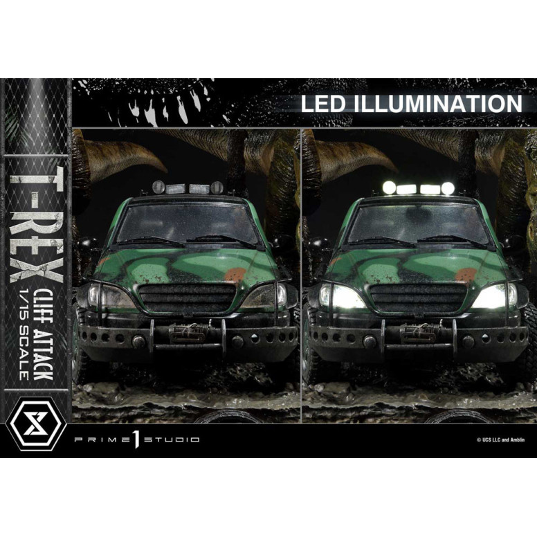 Prime 1 Studio - Jurassic Park: The Lost World - Cliff Attack Bonus Version Legacy Museum Collection 1/15