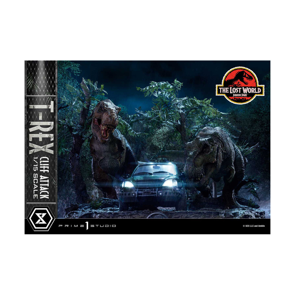 Prime 1 Studio - Jurassic Park: The Lost World - Cliff Attack Bonus Version Legacy Museum Collection 1/15