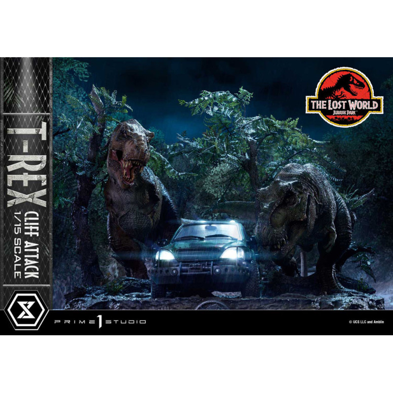 Prime 1 Studio - Jurassic Park: The Lost World - Cliff Attack Bonus Version Legacy Museum Collection 1/15
