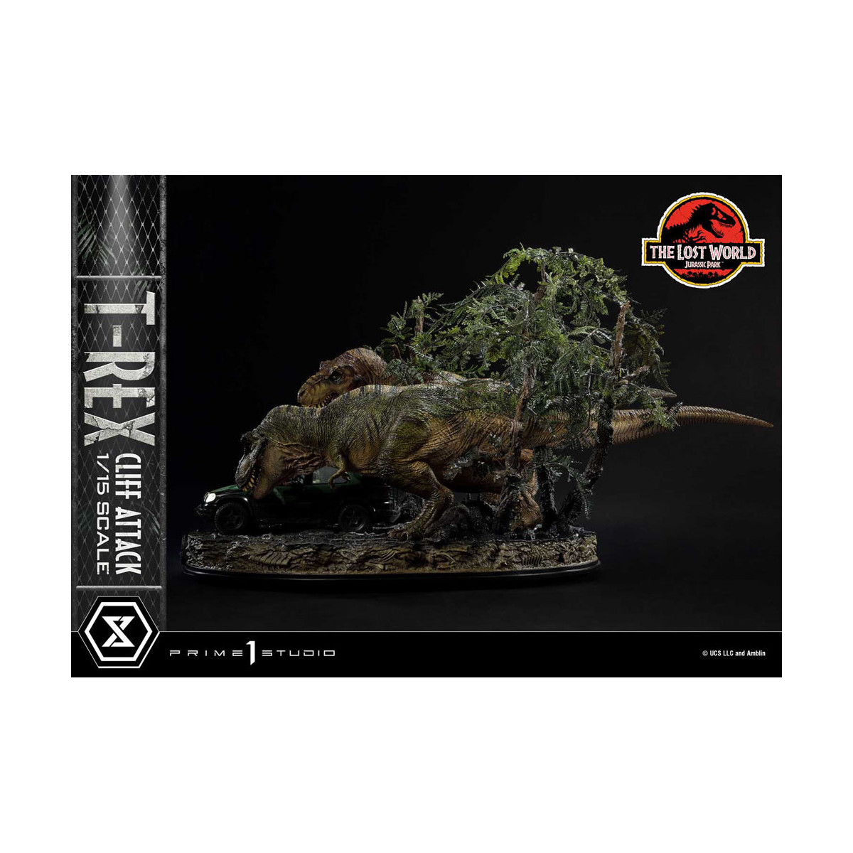 Prime 1 Studio - Jurassic Park: The Lost World - Cliff Attack Bonus Version Legacy Museum Collection 1/15