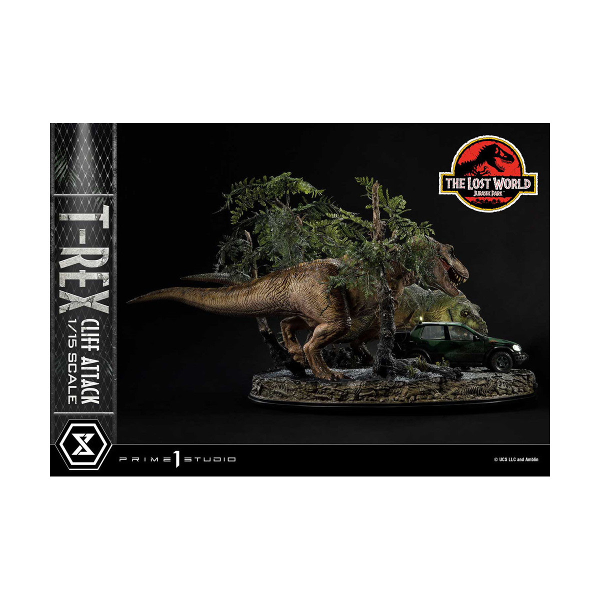 Prime 1 Studio - Jurassic Park: The Lost World - Cliff Attack Bonus Version Legacy Museum Collection 1/15