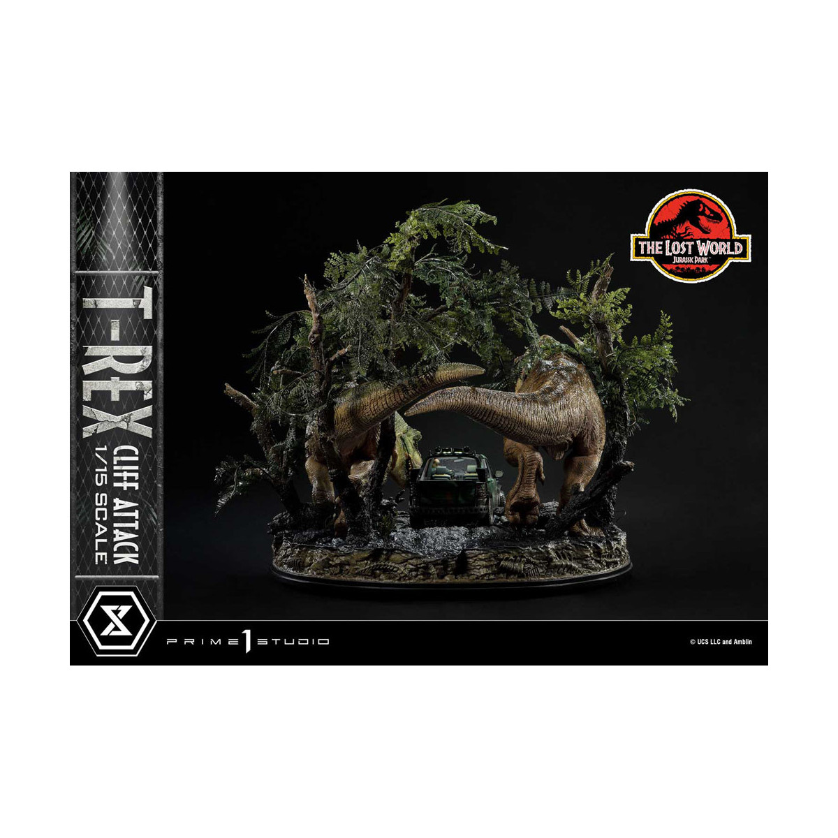 Prime 1 Studio - Jurassic Park: The Lost World - Cliff Attack Bonus Version Legacy Museum Collection 1/15