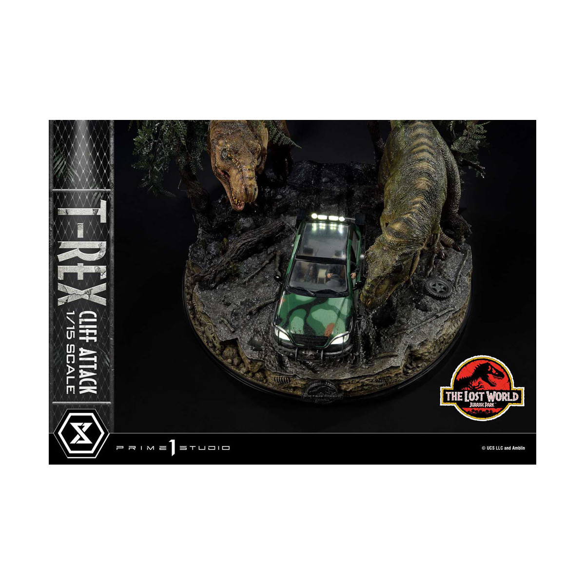 Prime 1 Studio - Jurassic Park: The Lost World - Cliff Attack Bonus Version Legacy Museum Collection 1/15