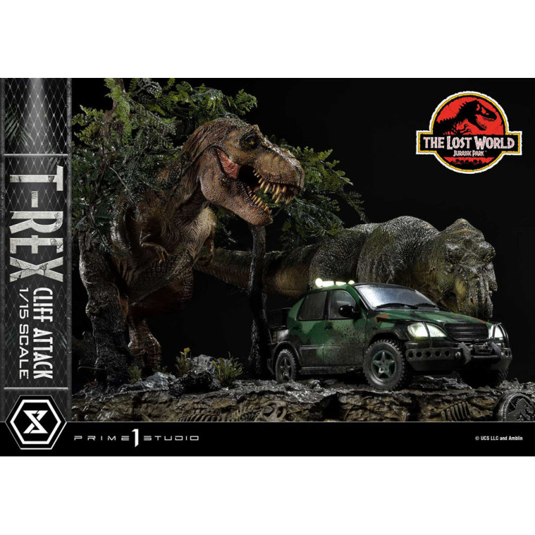 Prime 1 Studio - Jurassic Park: The Lost World - Cliff Attack Bonus Version Legacy Museum Collection 1/15