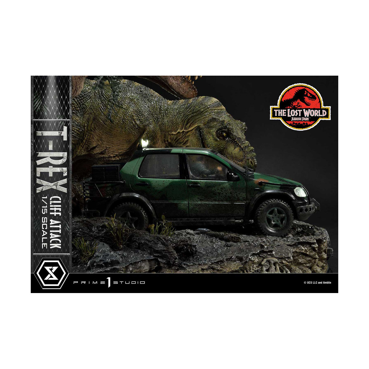 Prime 1 Studio - Jurassic Park: The Lost World - Cliff Attack Bonus Version Legacy Museum Collection 1/15