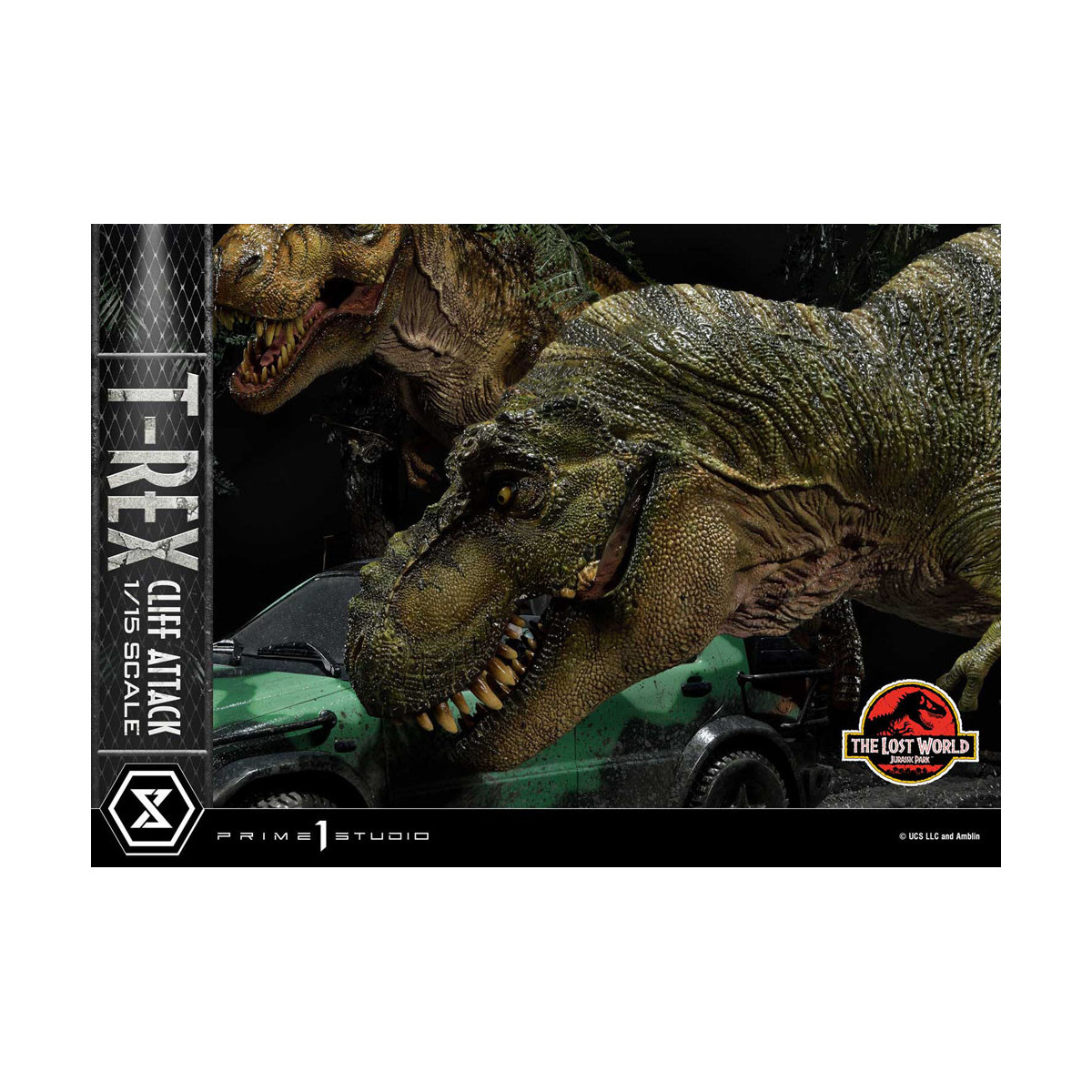 Prime 1 Studio - Jurassic Park: The Lost World - Cliff Attack Bonus Version Legacy Museum Collection 1/15