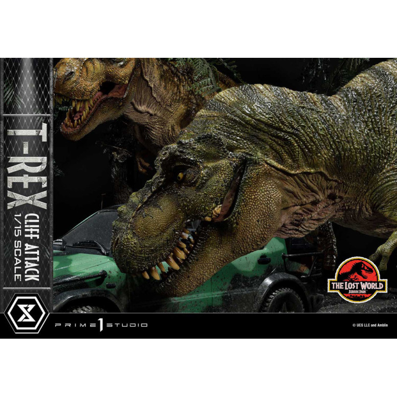 Prime 1 Studio - Jurassic Park: The Lost World - Cliff Attack Bonus Version Legacy Museum Collection 1/15