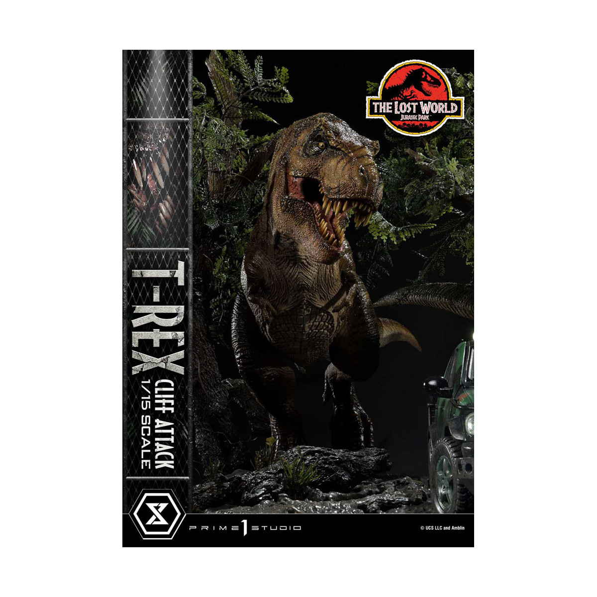 Prime 1 Studio - Jurassic Park: The Lost World - Cliff Attack Bonus Version Legacy Museum Collection 1/15