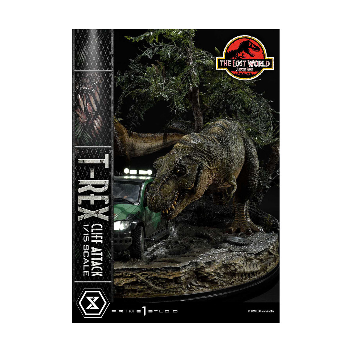 Prime 1 Studio - Jurassic Park: The Lost World - Cliff Attack Bonus Version Legacy Museum Collection 1/15