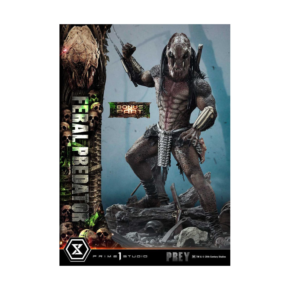 Prime 1 Studio - Prey - Feral Predator Deluxe Bonus Version Museum Masterline Series 1/3