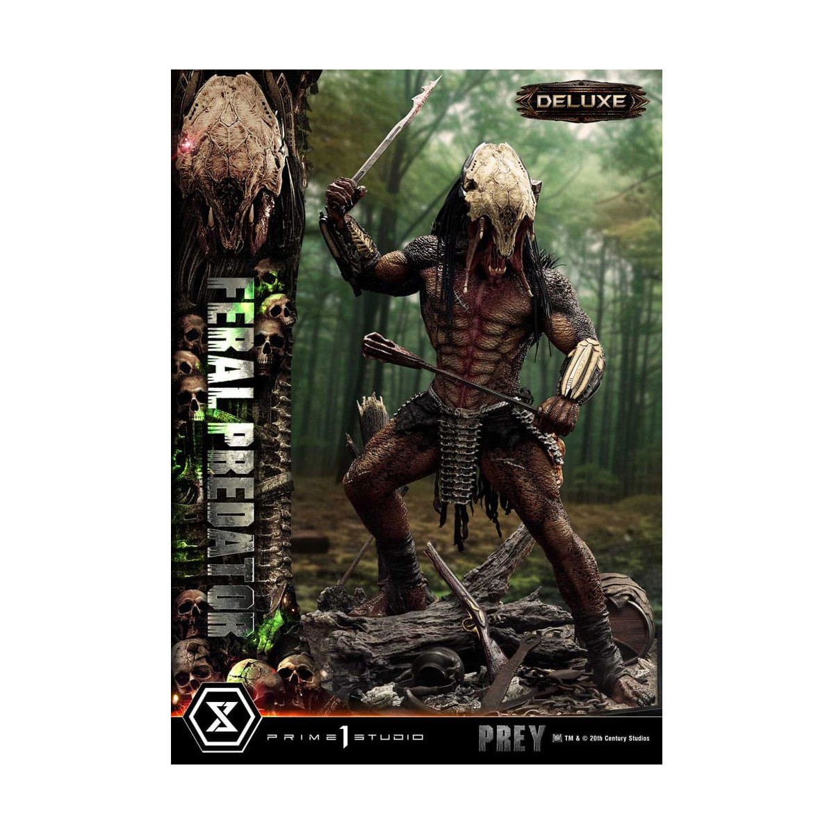 Prime 1 Studio - Prey - Feral Predator Deluxe Bonus Version Museum Masterline Series 1/3