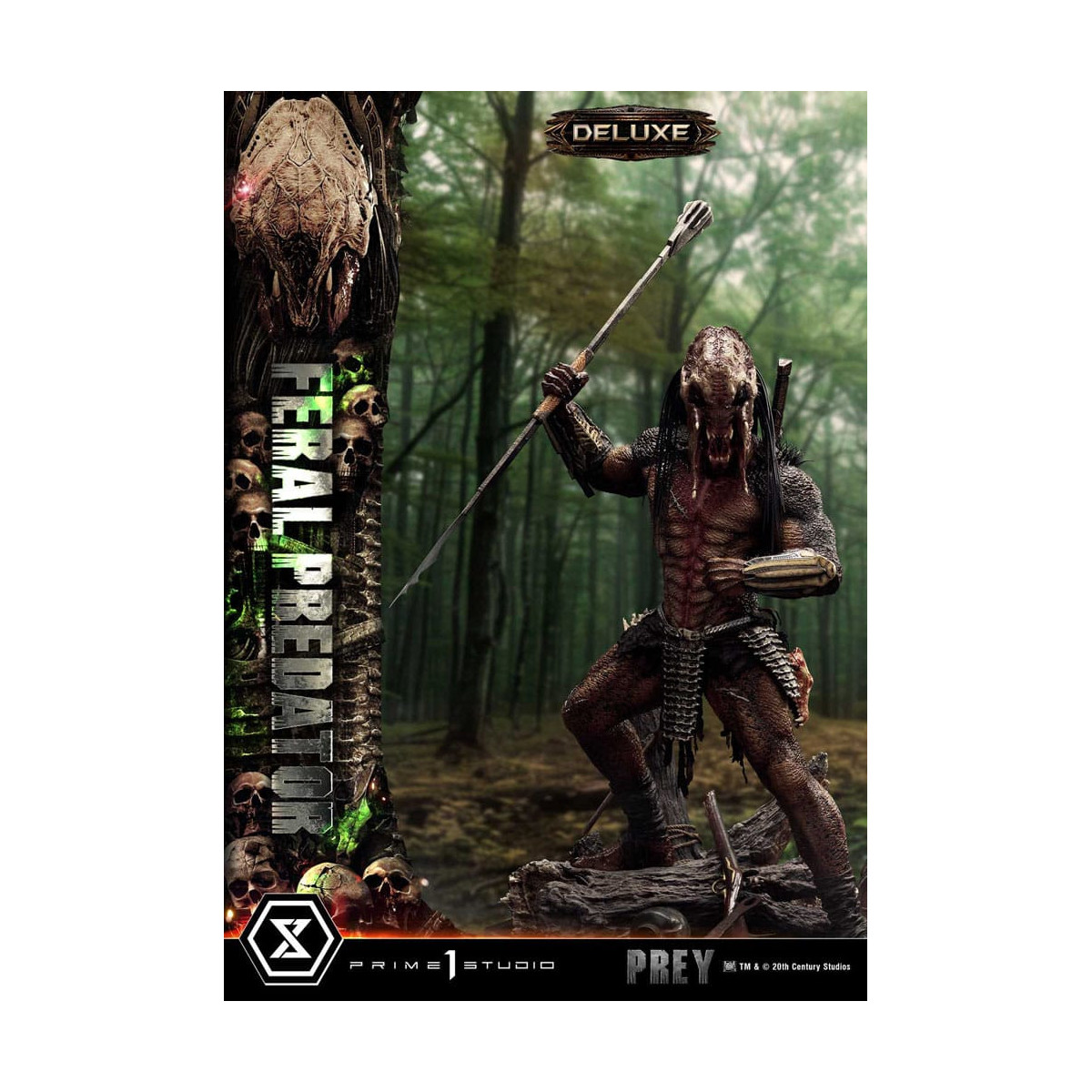 Prime 1 Studio - Prey - Feral Predator Deluxe Bonus Version Museum Masterline Series 1/3