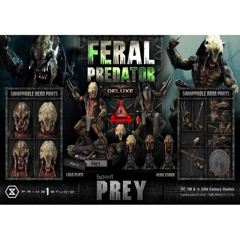 Prime 1 Studio - Prey - Feral Predator Deluxe Bonus Version Museum Masterline Series 1/3