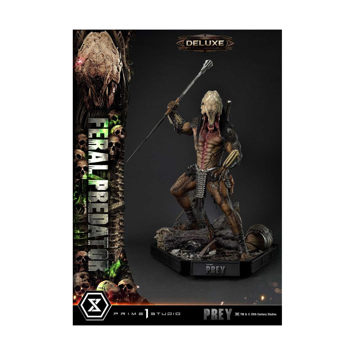 Prime 1 Studio - Prey - Feral Predator Deluxe Bonus Version Museum Masterline Series 1/3