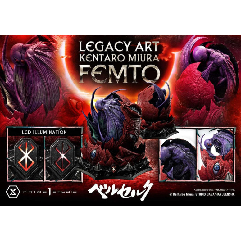Prime 1 Studio Berserk - Kentaro Miura Legacy Art Berserker FEMTO Bonus Version 1/6 Scale Statue