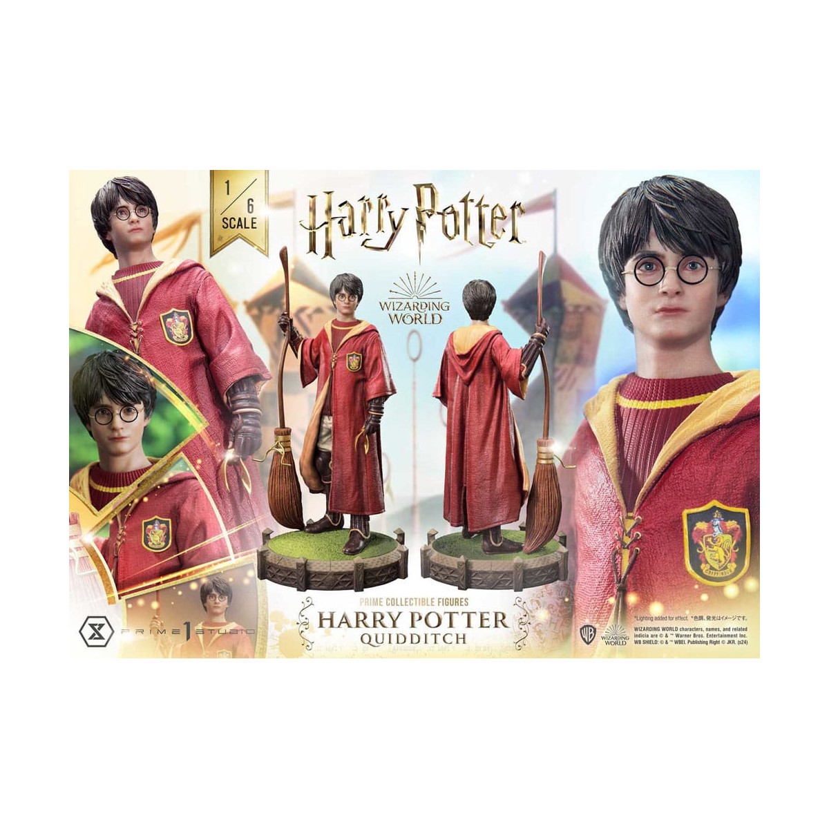 Prime 1 Studio Harry Potter - Prime Collectibles 1/6 Harry Potter Quidditch Edition