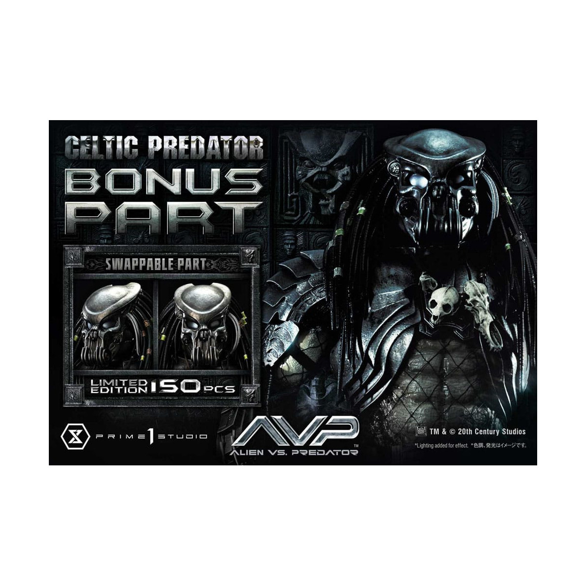 Prime 1 Studio - Alien vs. Predator - Celtic Predator Bonus Ver. Museum Masterline Series 1/3