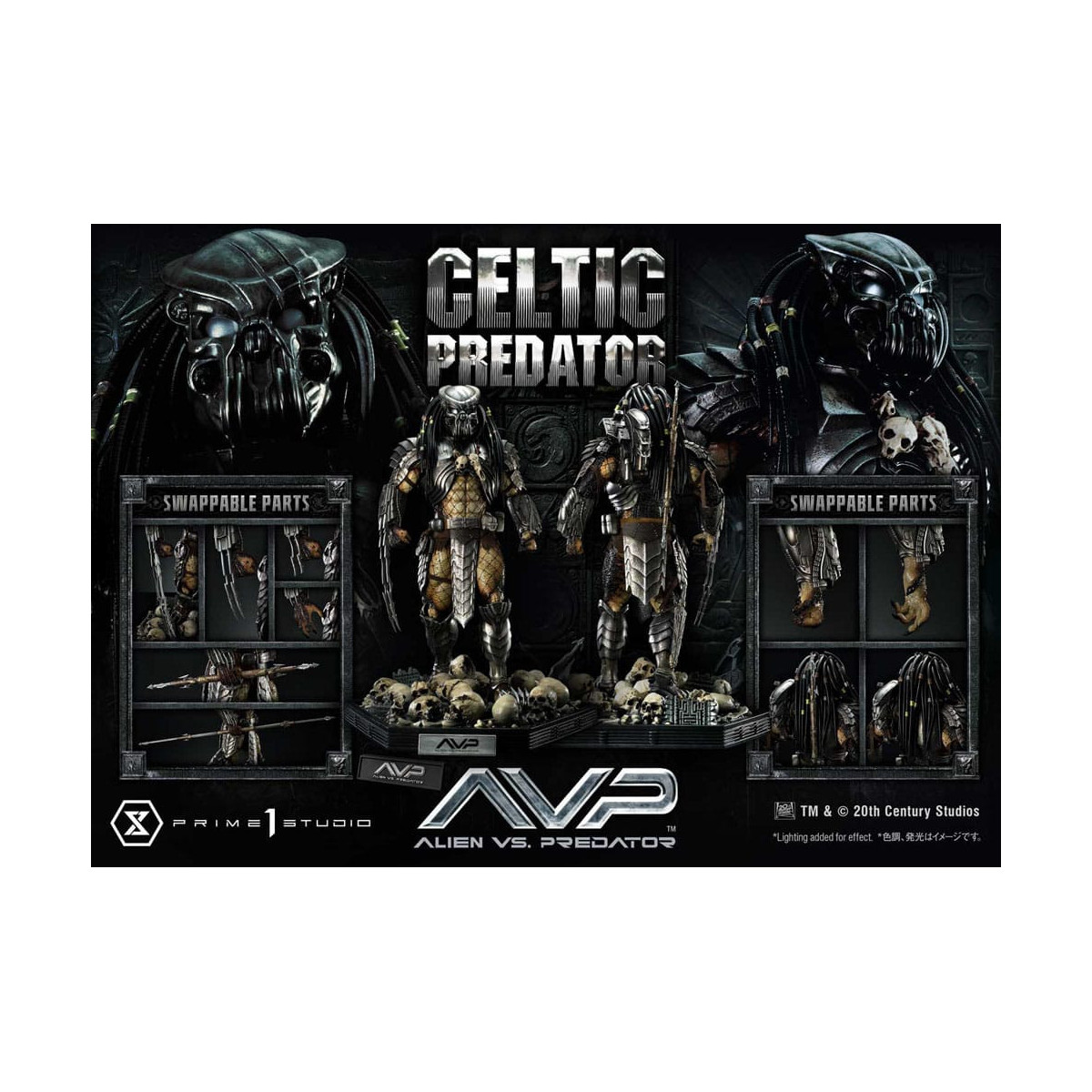 Prime 1 Studio - Alien vs. Predator - Celtic Predator Bonus Ver. Museum Masterline Series 1/3