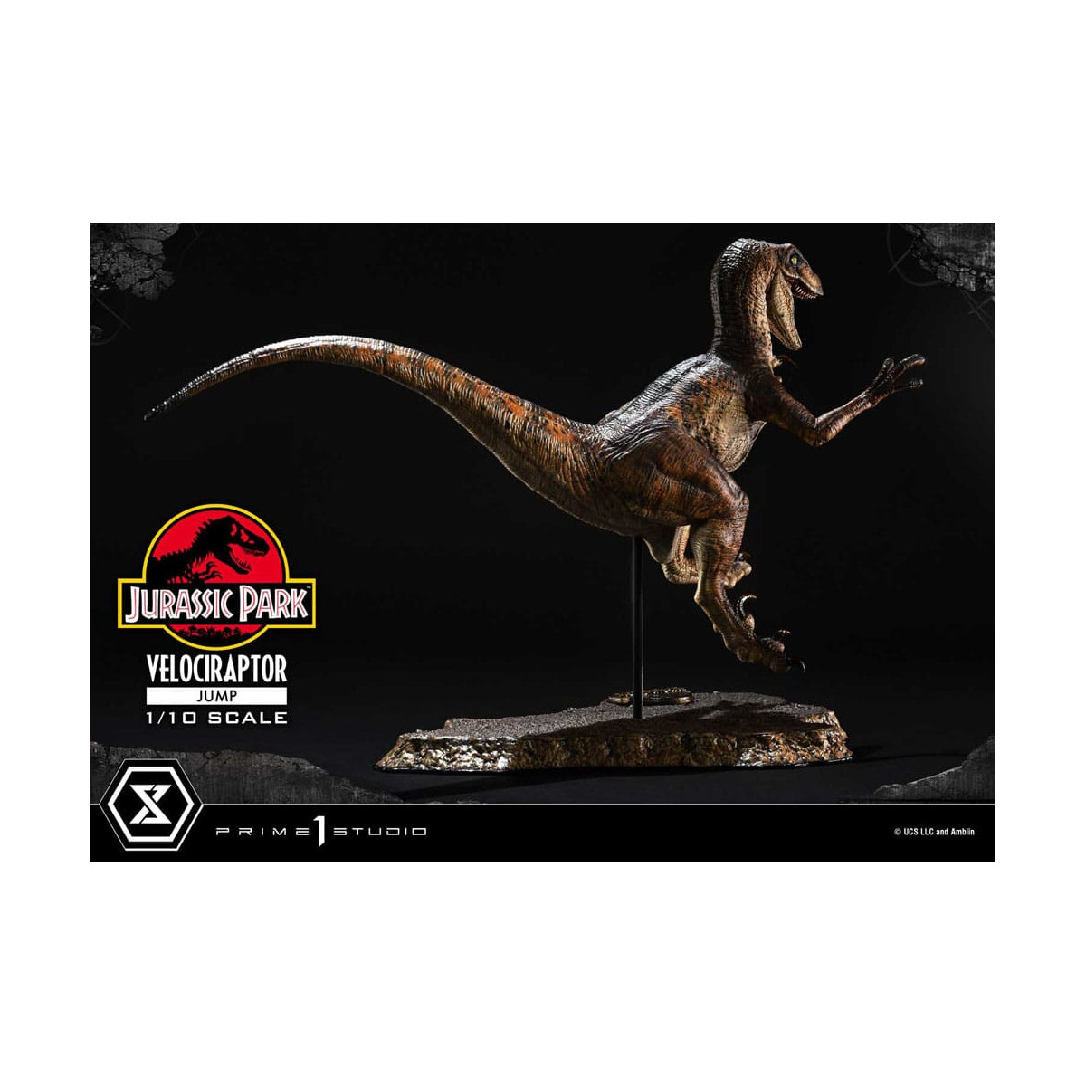 Prime 1 Studio - Jurassic Park - Prime Collectibles 1/10 Velociraptor Jump