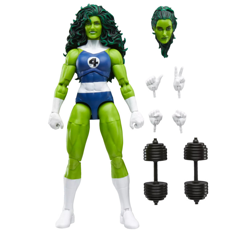 Marvel Legends Fantastic Four - She-Hulk - Retro Carded