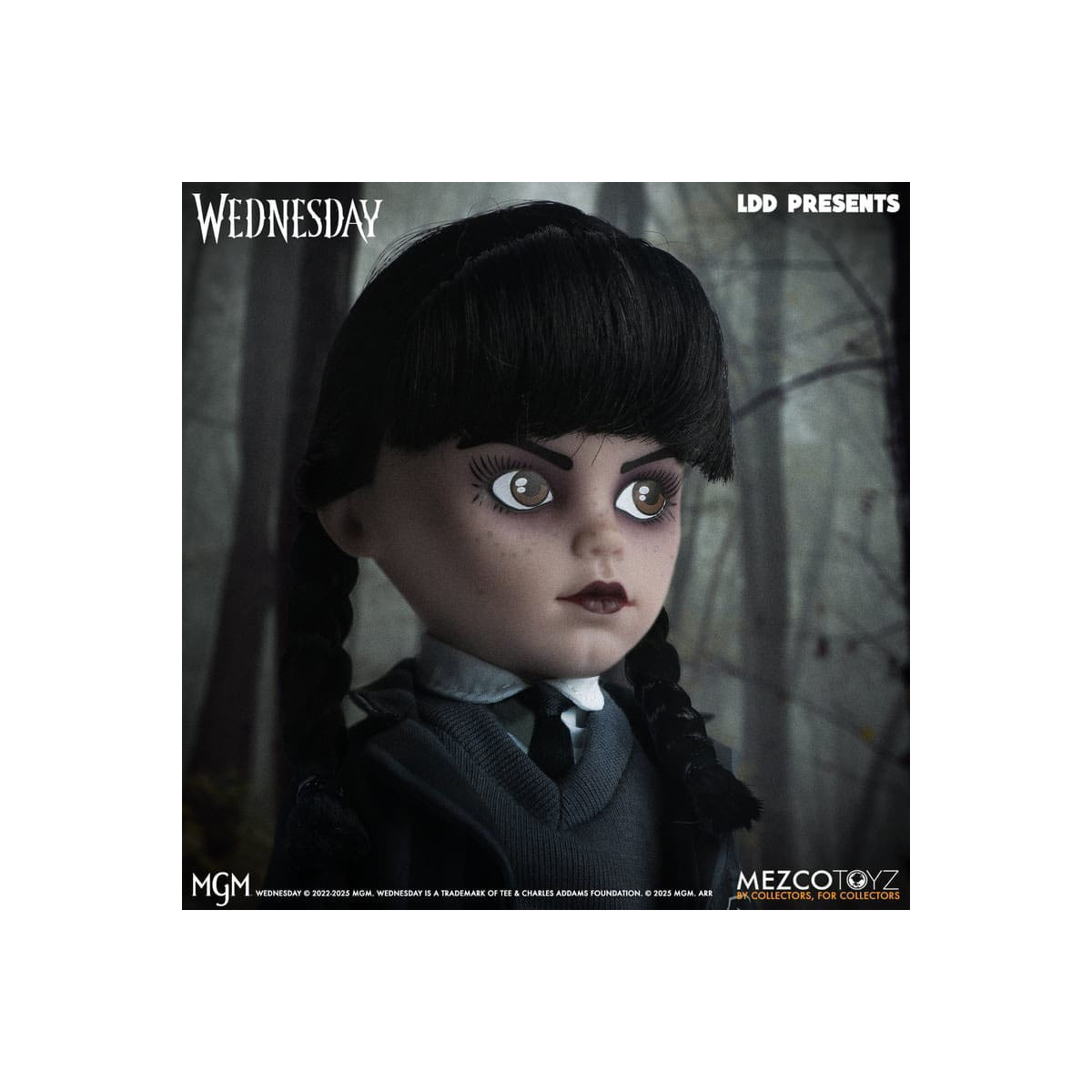Mezco Living Dead Dolls - Wednesday Addams Nevermore Academy Uniform - Wednesday