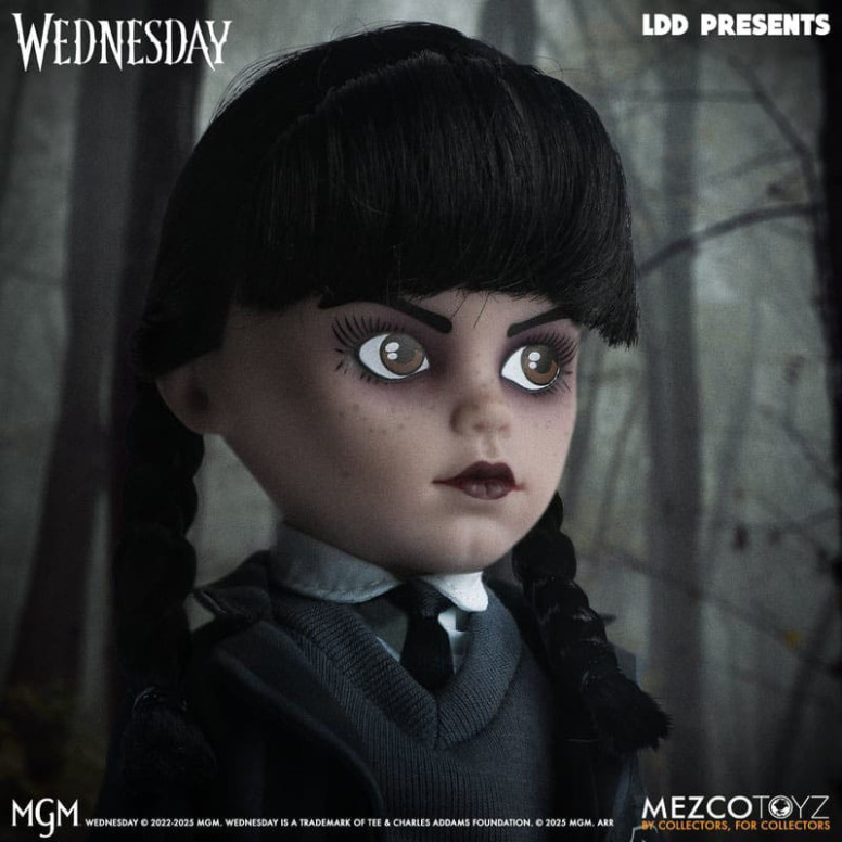 Mezco Living Dead Dolls - Wednesday Addams Nevermore Academy Uniform - Wednesday