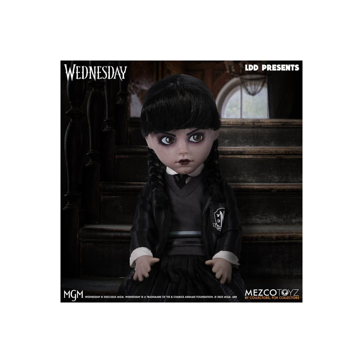 Mezco Living Dead Dolls - Wednesday Addams Nevermore Academy Uniform - Wednesday