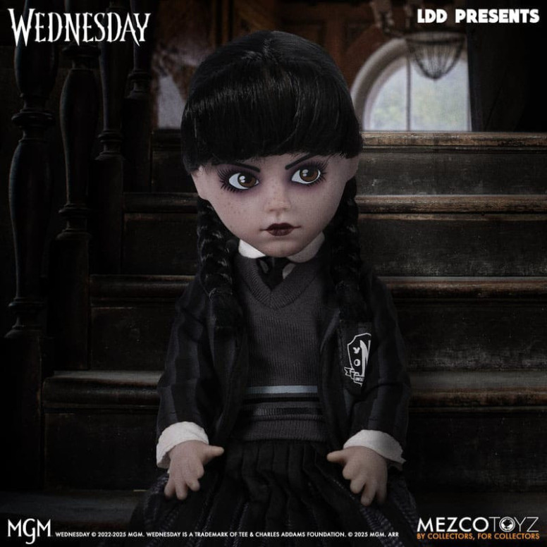 Mezco Living Dead Dolls - Wednesday Addams Nevermore Academy Uniform - Wednesday